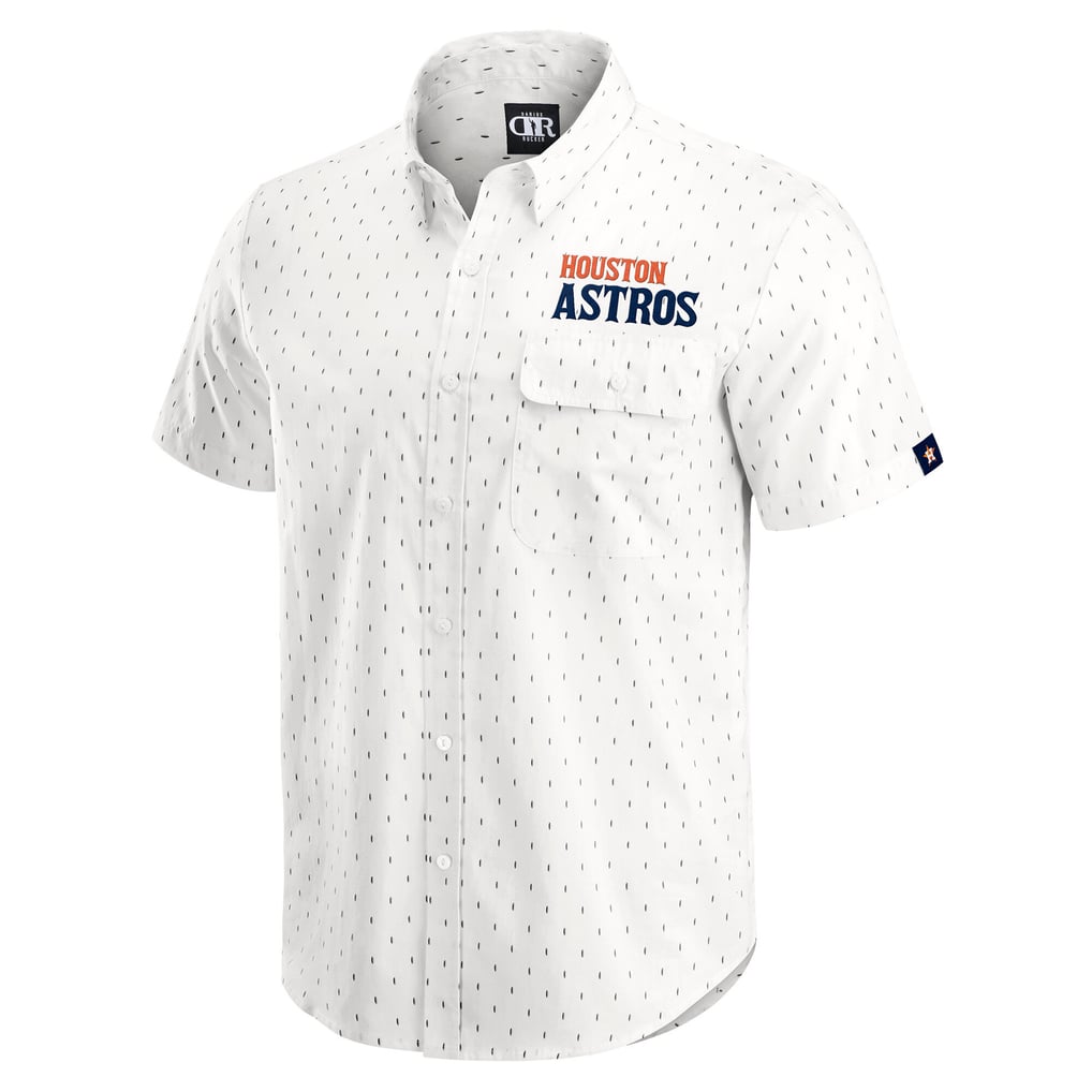  Houston Astros Darius Rucker Collection by Fanatics Printed Button-Down Shirt - Cream